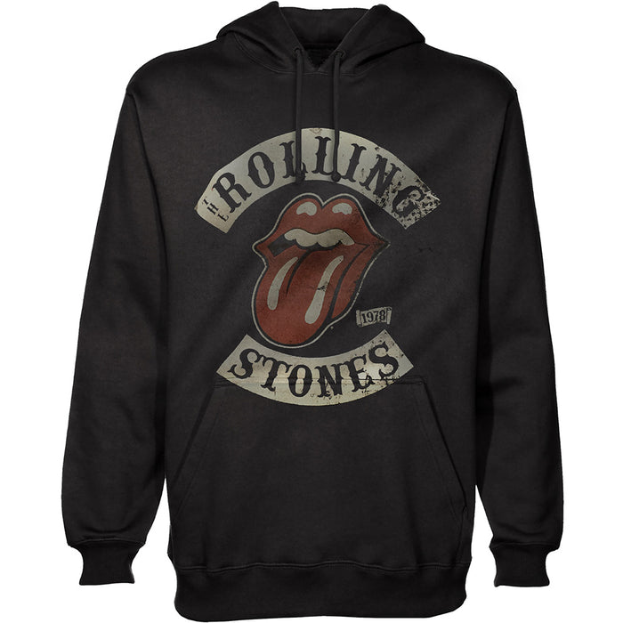 The Rolling Stones 1978 Tour Black X-Large Unisex Hoodie