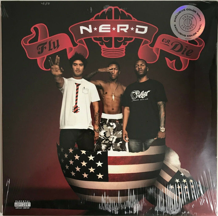 N.E.R.D.Fly Or Die Vinyl LP Red Colour 2019