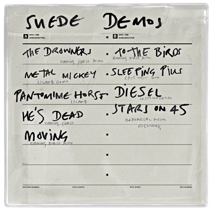 Suede The 'Suede' Demos Vinyl LP Clear RSD 2023