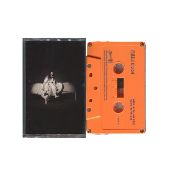 Billie Eilish When We All Fall Asleep Cassette Tape Limited Edition Orange Colour 2019
