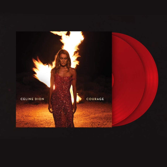 Celine Dion Courage Vinyl LP Translucent Ruby Colour 2020