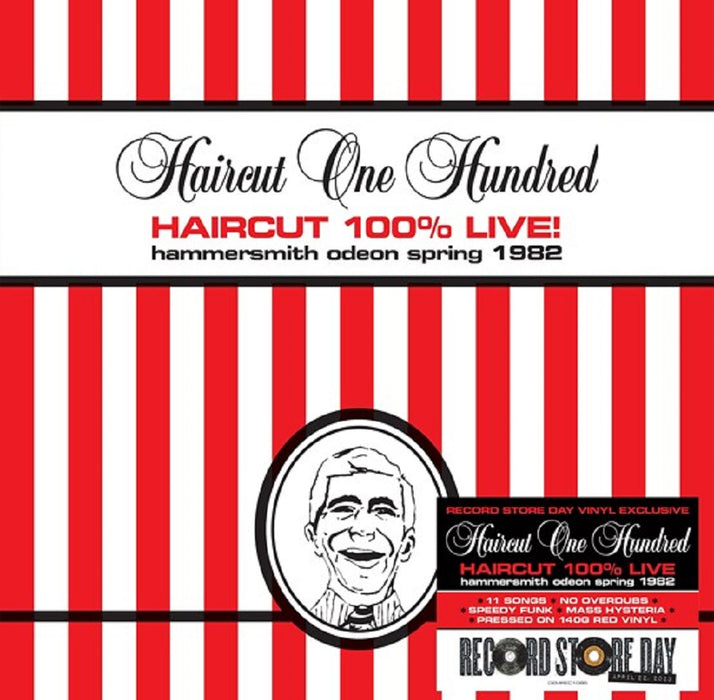 Haircut One Hundred Haircut 100% Live (Hammersmith Odeon 1982) Vinyl LP Red Colour RSD 2023