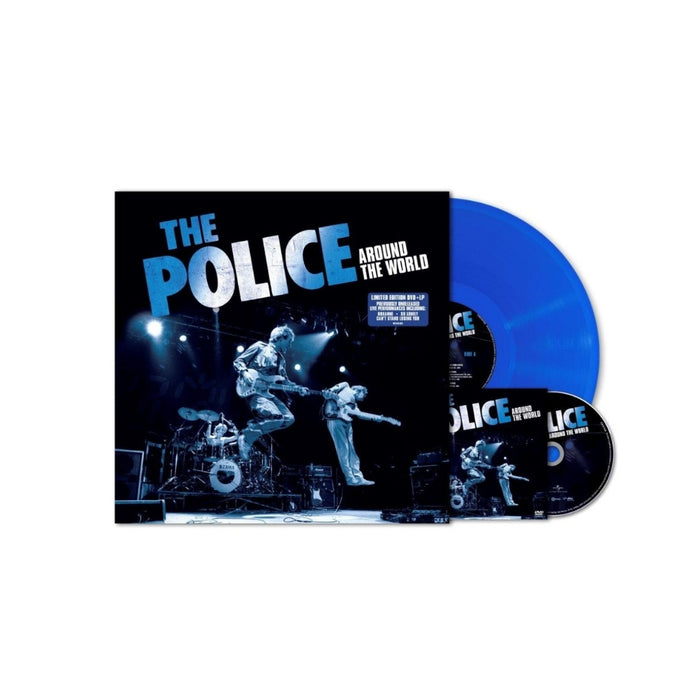 The Police Around The World Vinyl LP + DVD Translucent Blue Colour 2022