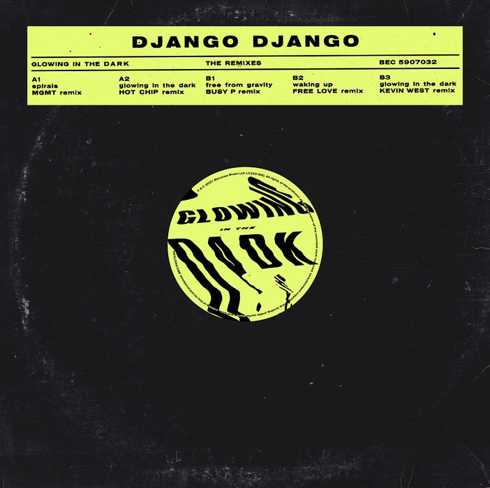 Django Django The Glowing In The Dark Remixes 12'' Vinyl Single Remixes RSD 2021