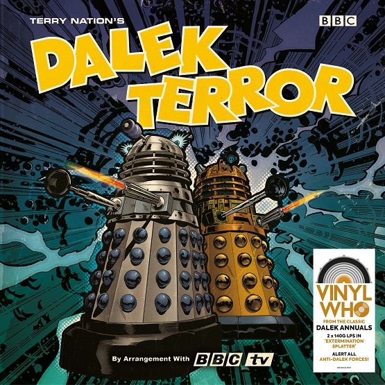 Doctor Who Dalek Terror Vinyl LP Extermination Splatter Colour Vinyl LP RSD 2021