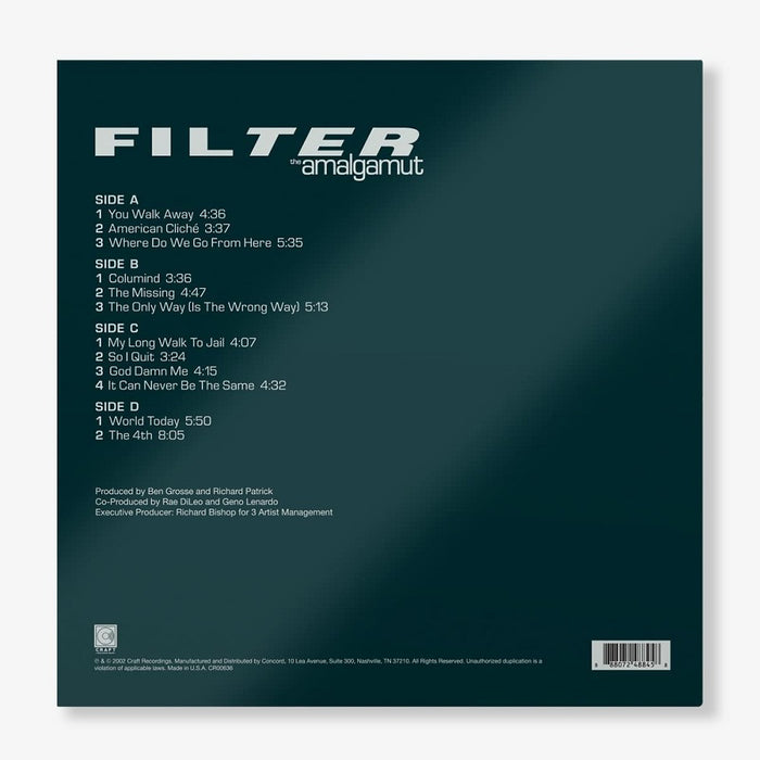 Filter The Amalgamut Vinyl LP 2023