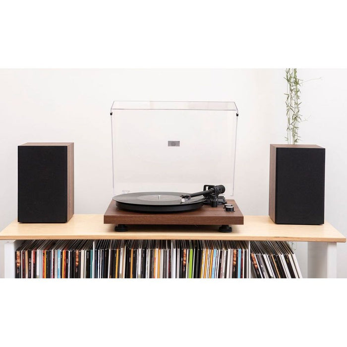 Crosley C62 Shelf System Turntable (Walnut Colour)