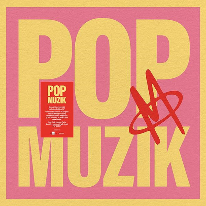 M & Robin Scott Pop Muzik / Baby Close The Window Vinyl EP Red RSD 2023