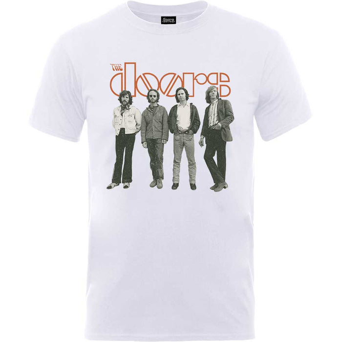 The Doors Band White X-Large Unisex T-Shirt