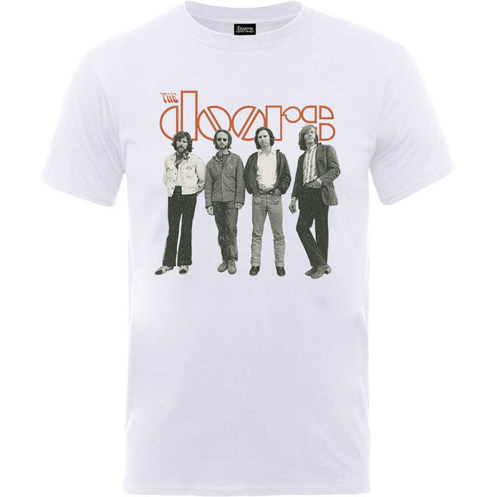 The Doors Band White Small Unisex T-Shirt