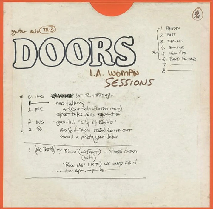 The Doors L.A. Woman Sessions Vinyl LP & 7" RSD 2022