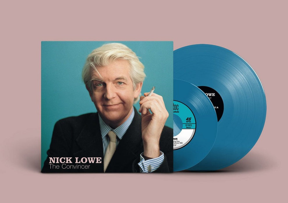 Nick Lowe The Convincer Vinyl LP Blue Colour Remaster & Bonus 7" Single 2021