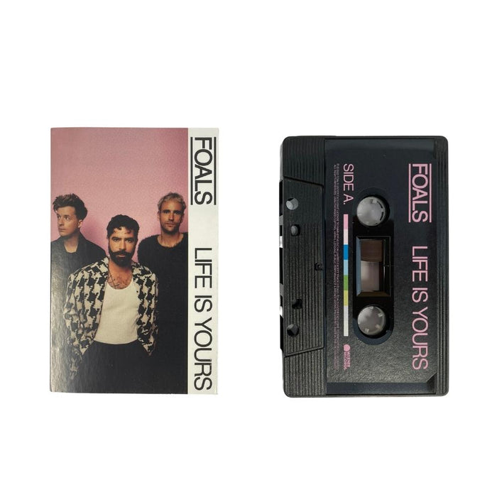 Foals Life Is Yours Cassette Tape Black Colour/Band Cover 2022