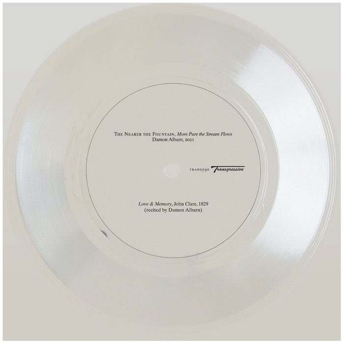 Damon Albarn The Nearer The Fountain More Pure The Stream Flows Vinyl LP Deluxe White Colour & Flexi Disc 2021