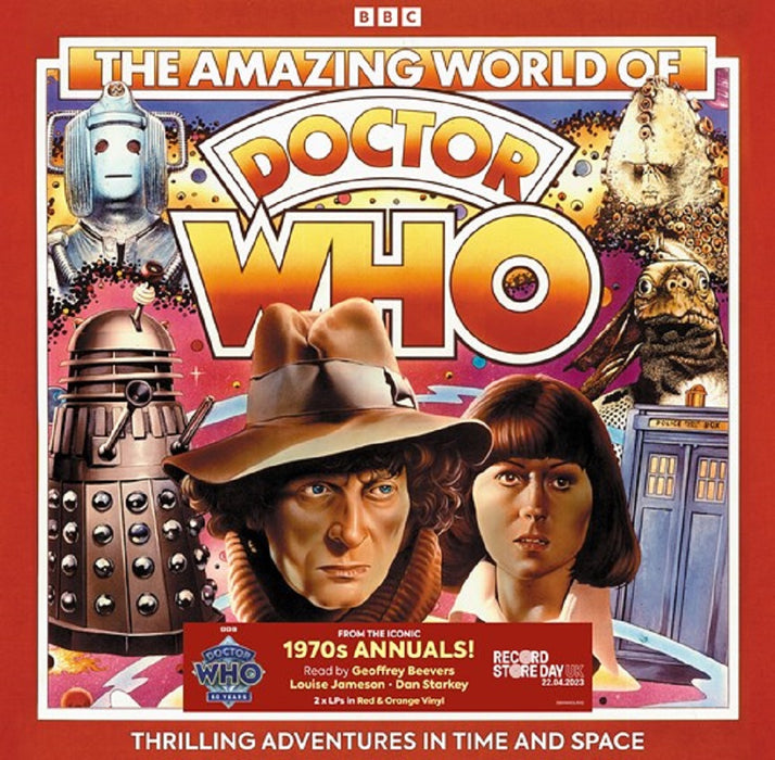 Doctor Who The Amazing World Of Doctor Who Vinyl LP Clear Colour RSD 2023