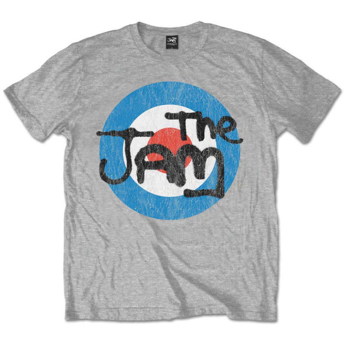 THE JAM Vintage Logo MENS Grey SIZE SMALL T-SHIRT NEW