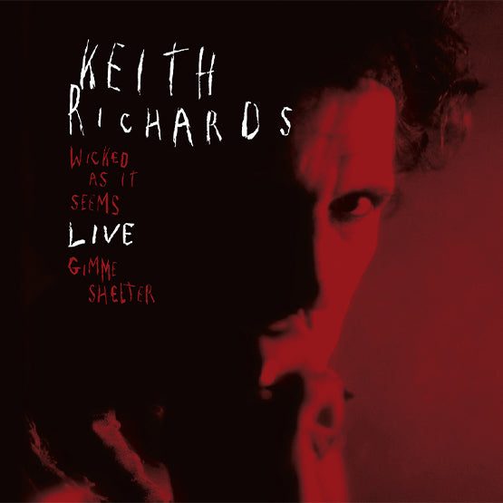 Keith Richards Wicked As It Seems / Gimme Shelter (Live) 7" Vinyl Single Red Colour RSD 2021