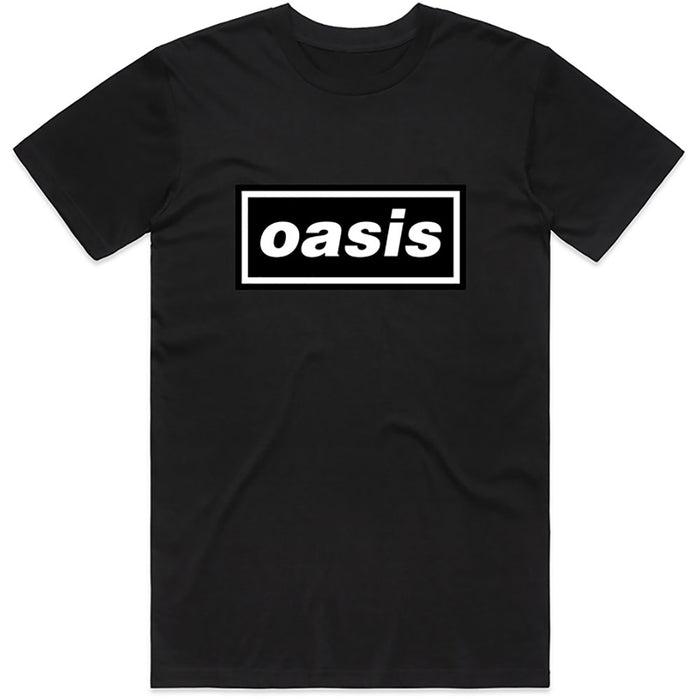 Oasis Decca Logo Black Medium Unisex T-Shirt