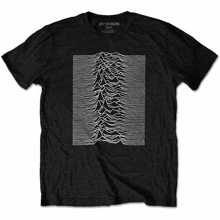 Joy Division Unknown Pleasures Black X-Large Unisex T-Shirt