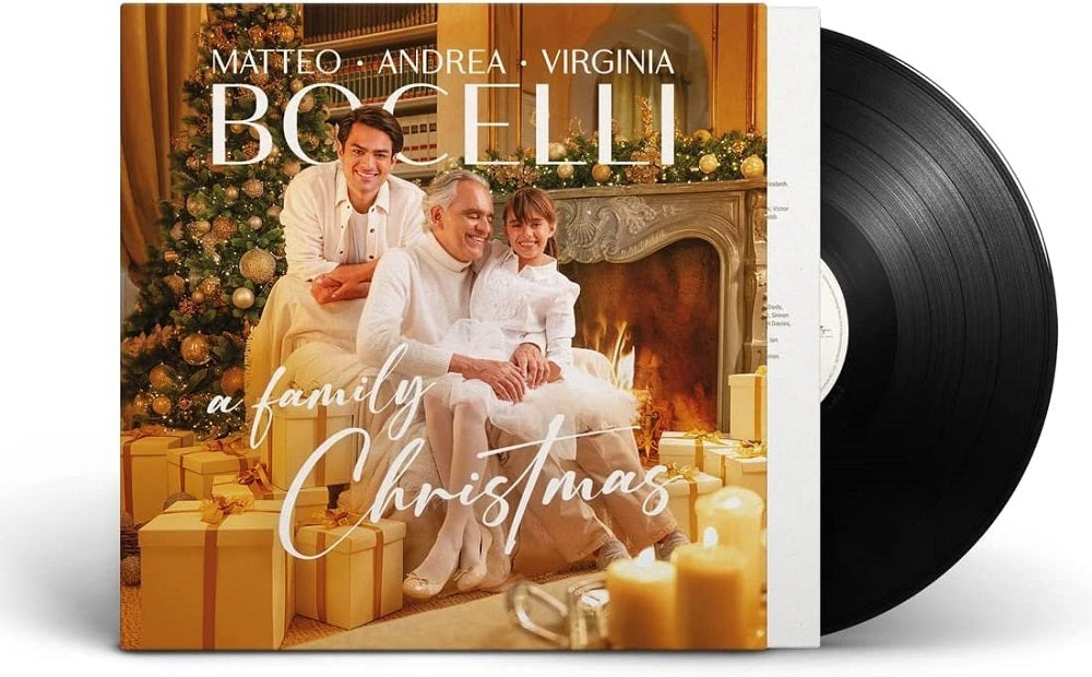 Andrea, Matteo, Virginia Bocelli A Family Christmas Vinyl LP 2022