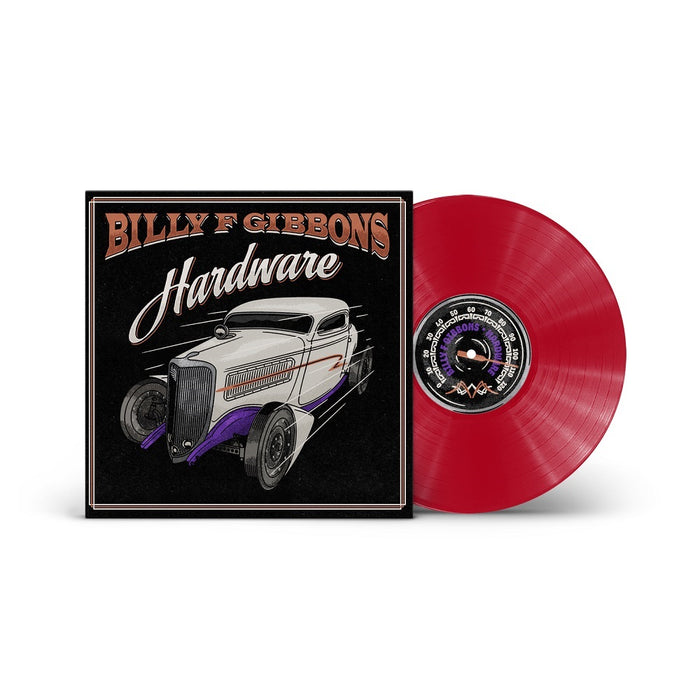 Billy F Gibbons Hardwire Vinyl LP Indies Transparent Candy Apple Red Colour 2021