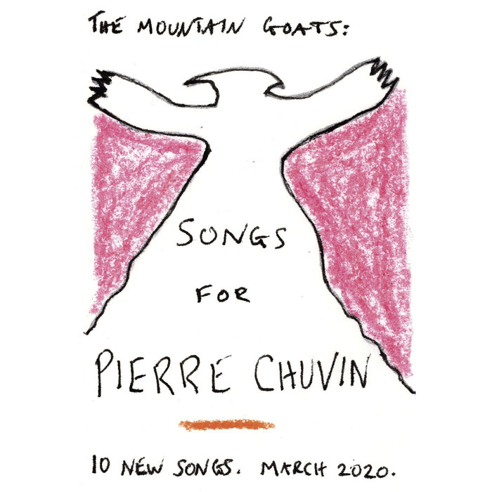 Mountain Goats Songs For Pierre Chuvin Vinyl LP Indies Pink & White Colour 2021