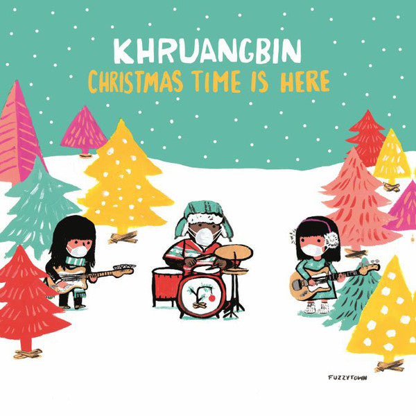 Khruangbin - Christmas Time Is Here 7" Vinyl Single Limited Santa Red Colour 2020