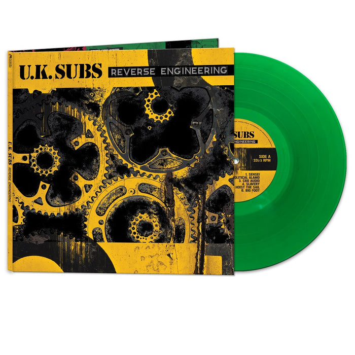 UK Subs Reverse Engineering Viny LP Green Colour 2022