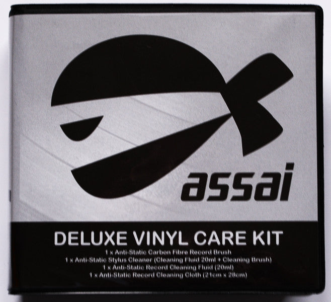 ASSAI Vinyl Record Cleaning Kit - Anti-Static Cloth & Brush, Stylus Cleaner& Cleaning Fluid