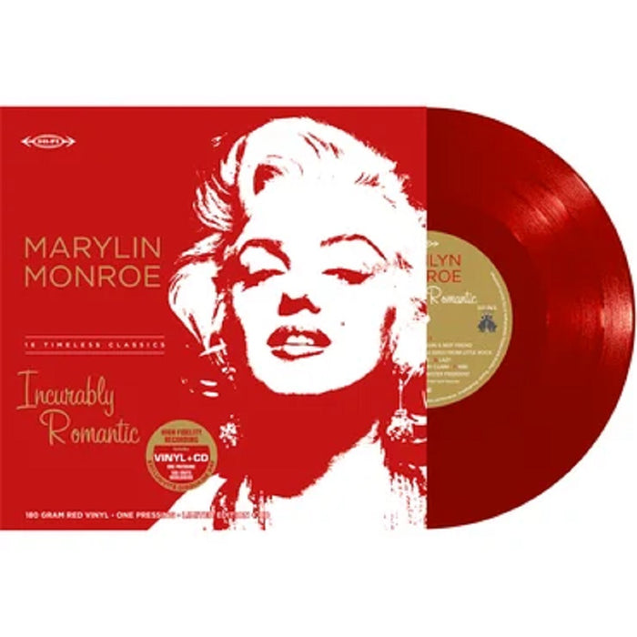 Marilyn Munroe Incurably Romantic Vinyl LP & CD Red Colour RSD 2021