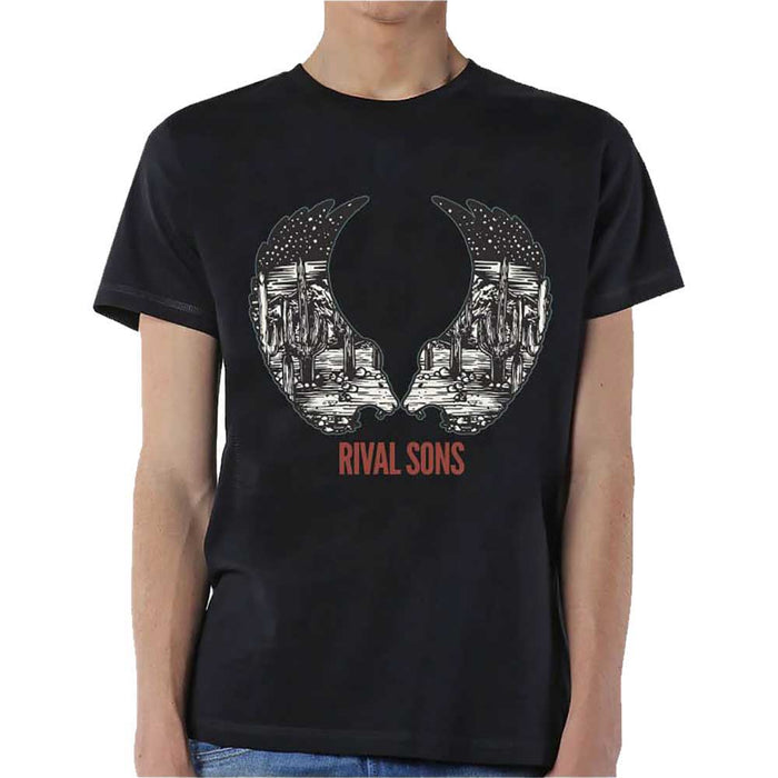 Rival Sons Desert Wings Black Medium Unisex T-Shirt