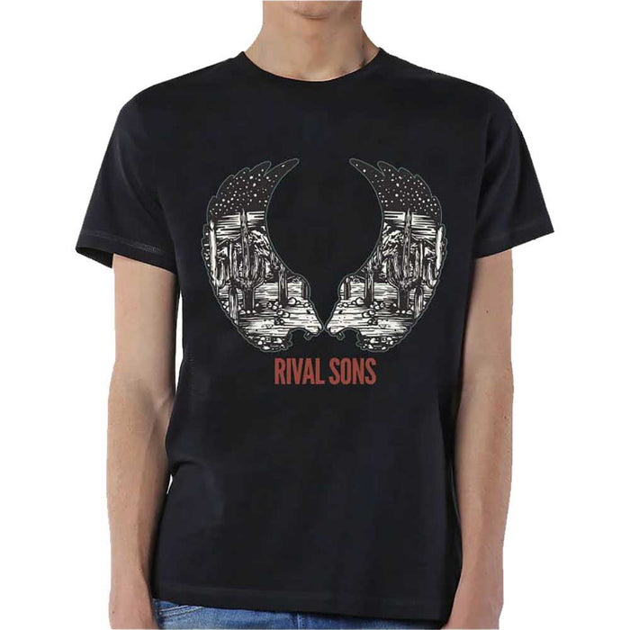 Rival Sons Desert Wings Black X-Large Unisex T-Shirt