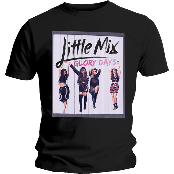 LITTLE MIX Glory Days LADIES Black BOYFRIEND FIT Size MEDIUM T SHIRT NEW
