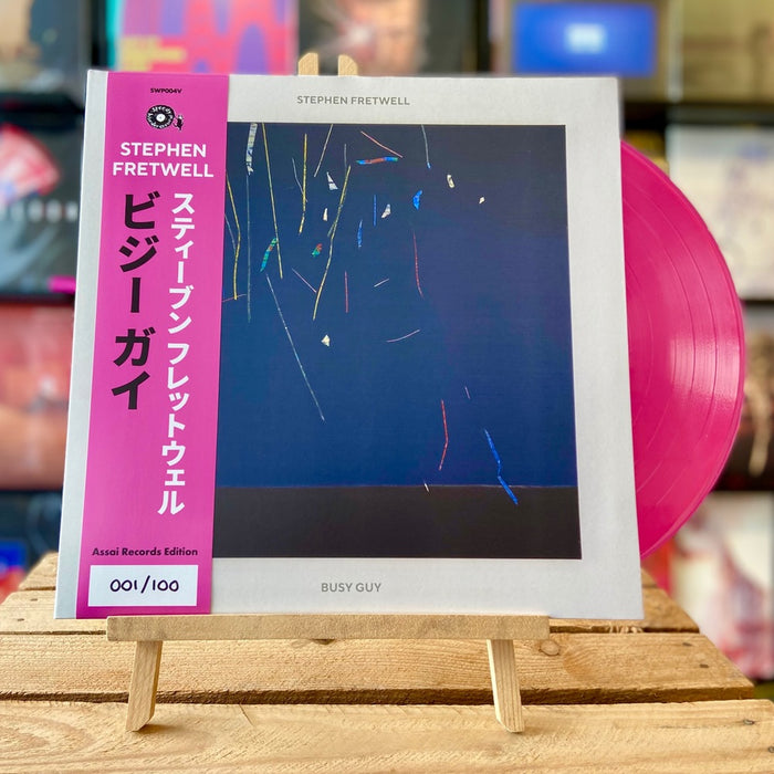 Stephen Fretwell Busy Guy Vinyl LP Pink Colour Assai Obi Edition 2021