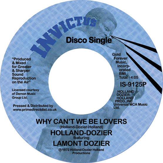 Holland-Dozier Feat Lamont Dozier - Why Can'T We Be Lovers 7" Single Vinyl RSD 2018