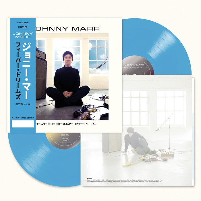 Johnny Marr Fever Dreams Pts 1-4 Vinyl LP Turquoise Colour Signed Assai Obi Edition 2022