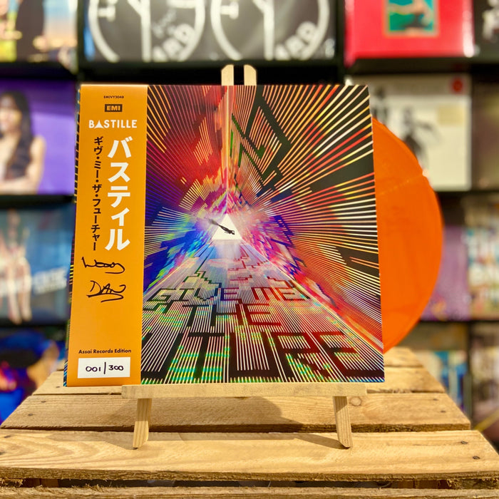 Bastille Give Me The Future Vinyl LP Signed Orange Colour Assai Obi Edition 2022