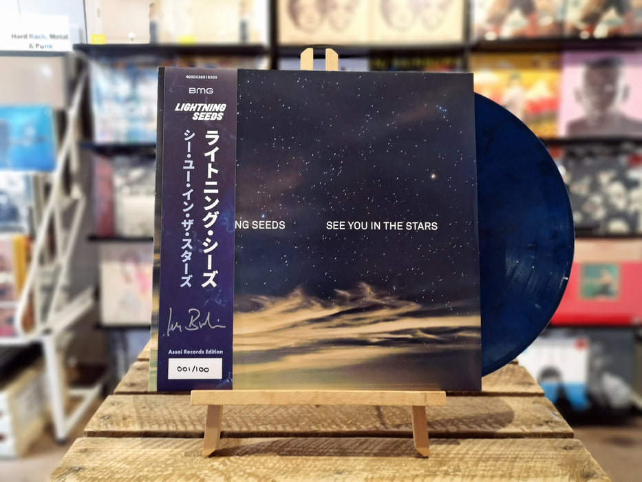 Lightning Seeds See You In The Stars Vinyl LP Signed Midnight Blue Assai Obi Edition 2022