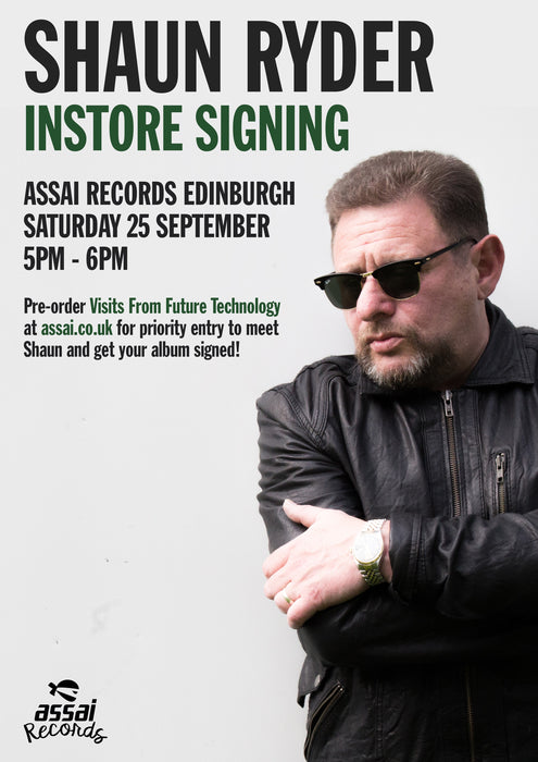 Shaun Ryder Instore Signing Assai Records Edinburgh 25th September 2021