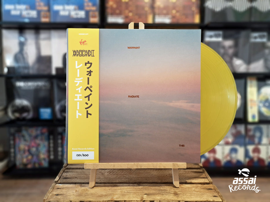 Warpaint Radiate Like This Vinyl LP Yellow Colour Assai Obi Edition 2022